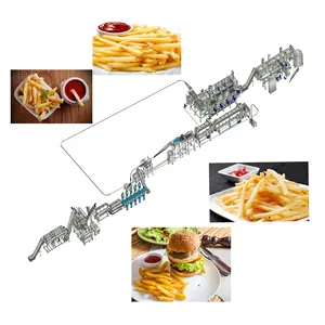 Automatic Cutting Machine French Fries Frozen Potato French Fries Making Machine