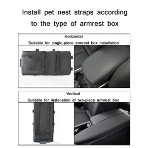 Wholesale Direct Sales Pet Collapsible Removable Waterproof <strong>Cover</strong> <strong>Carrier</strong> Bag Dog Booster <strong>Car</strong> Armrest <strong>Seat</strong> with Seatbelt - Product Image 2