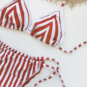 Ensemble deux pièces pour femmes JSN 2026, string bikini <span class=keywords><strong>rétro</strong></span> sexy dos nu à rayures, nouveau <span class=keywords><strong>maillot</strong></span> <span class=keywords><strong>de</strong></span> <span class=keywords><strong>bain</strong></span> deux pièces pour femmes - Product Image 6