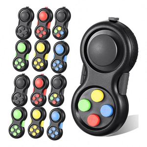 Juguetes Antiestrés Fidget Sliders Negros Mate para Adultos, Gadgets EDC para Aliviar el Estrés, Silicona, Plástico, Acabado Metálico Premium, Suave - Product Image 1