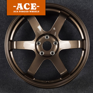 Jantes forgées 16*7 4*100 Design Japonais TE37GC Jantes de course en alliage <span class=keywords><strong>4X100</strong></span> pour voitures particulières pour Supra Corvette C8 C7 - Product Image 5