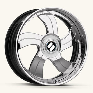 SY-09011 Juego de 2 Ruedas de Lujo para Automóvil de 18 20 21 22 24 26 Pulgadas 5x127, Plateadas Cepilladas, Diseño Cóncavo, Forjadas - Product Image 4