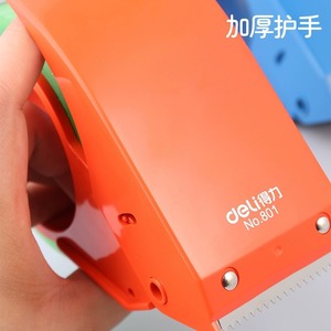 Scelleuse de cartons Deli 801 48 mm, facile à utiliser, rouge et bleue - Product Image 3