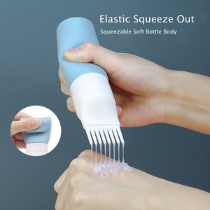 Custom Design Squeeze Silicon Tube,Portable Silicone Travel Size Bottles,silicon <b>shampoo</b> bottles with brusher - Product Image 5