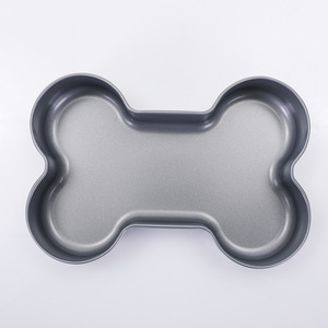 Molde para Pastel con Forma de Hueso de Perro, Antiadherente, Color Grafito, de una Sola Pieza - Product Image 1