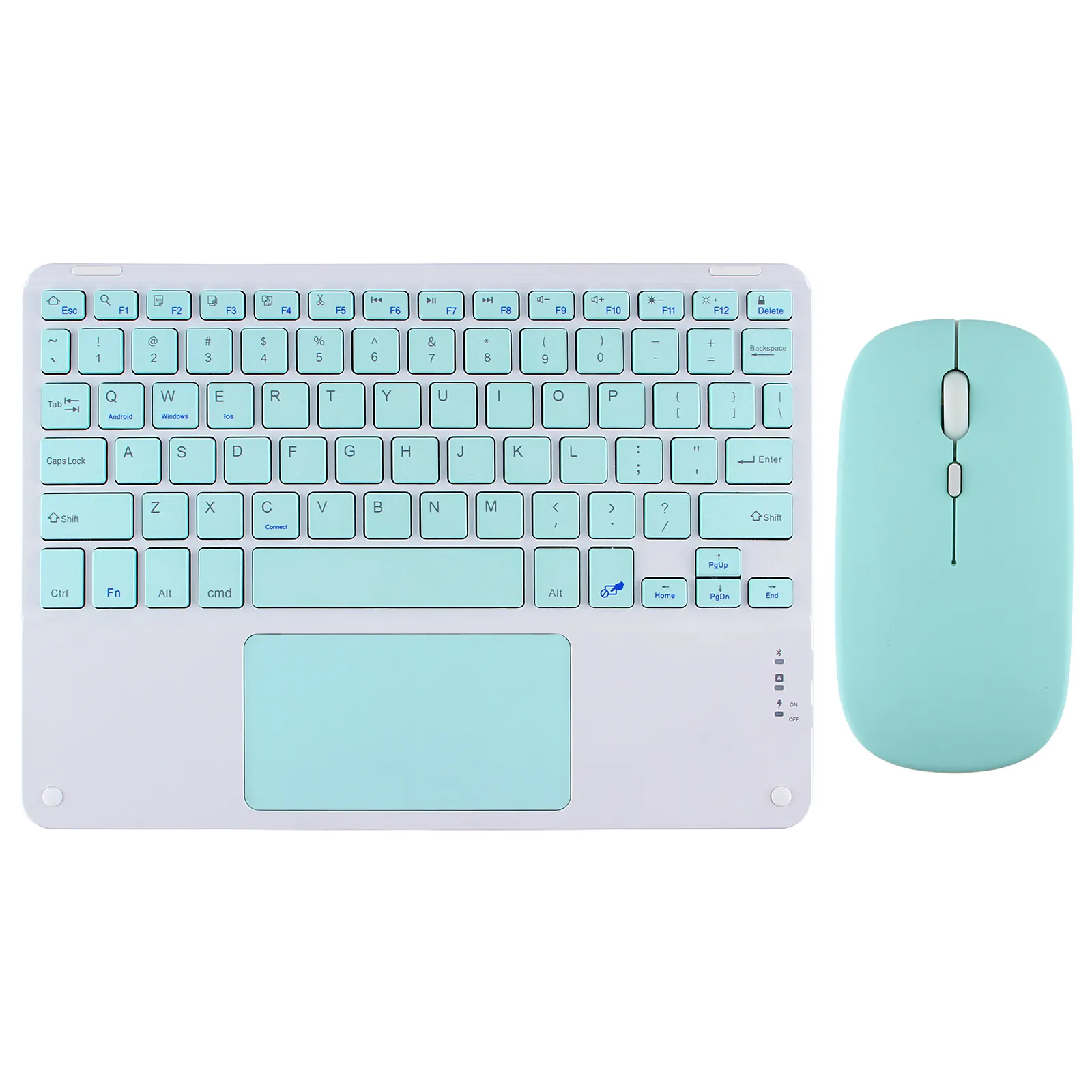 2021 BT Trackpad Combo Keyboard and Mouse for Apple Samsung Xiaomi Android Nexus, Microsoft Surface Wireless Keyboard