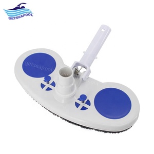 Cabezal <span class=keywords><strong>de</strong></span> vacío con cepillo para <span class=keywords><strong>piscina</strong></span>, accesorios para <span class=keywords><strong>piscina</strong></span>, forma ovalada, <span class=keywords><strong>limpieza</strong></span> inferior subacuática - Product Image 1