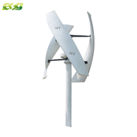 Kit complet de générateur électrique de ventilateur à axe Vertical Portable 220V 1kw 2kw 3kw 5kw Turbine éolienne