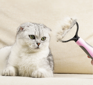 Brosse à peigne double face en acier inoxydable pour animaux de compagnie, couteau à nœuds pour animaux de compagnie, râteau à couteau, produits de toilettage pour chats, <span class=keywords><strong>coupe</strong></span>-nœuds pour fourrure de <span class=keywords><strong>chat</strong></span> - Product Image 3