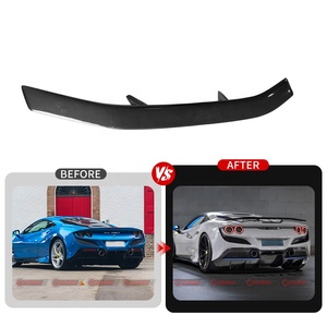 Aileron arrière de course automobile en fibre de carbone sèche de style Novi, qualité supérieure, pour Ferrari F8 - Product Image 5