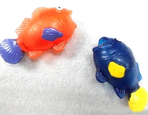 Novelty Eco-friendly Plastic TPR Squeeze Fish Toy with Ball Pop up for Kids Promotional Gifts