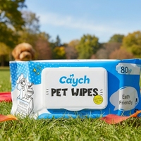 Lingettes pour animaux de compagnie OEM, hypoallergéniques, soin équilibrant acide-base, lingettes de nettoyage pour chiens