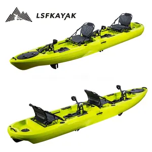 LSF专利2人双座桨手串联踏板驱动钓鱼皮艇