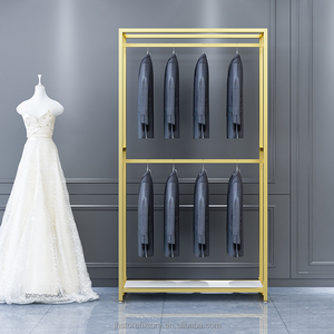 Giá để quần áo đứng sàn, giá trưng bày váy cưới cửa hàng bán lẻ, giá treo quần áo bằng thép không gỉ siêu bền - Product Image 4