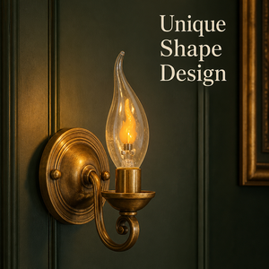 Bombilla LED Decorativa de Vidrio con Efecto de Llama C35, Simulación de Fuego, Modo Constante, Base E27/E14, Vela Vintage para el Hogar - Product Image 5