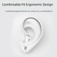 Écouteurs intra-auriculaires filaires personnalisés avec prise audio 3,5 mm, son stéréo à basses profondes, contrôle du volume, design ergonomique