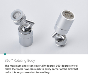 <span class=keywords><strong>Robinet</strong></span> <span class=keywords><strong>de</strong></span> lavabo Hongdec à double fonction, tête rotative à 360°, angle <span class=keywords><strong>de</strong></span> pulvérisation réglable, en <span class=keywords><strong>laiton</strong></span>, pour salle <span class=keywords><strong>de</strong></span> bain moderne - Product Image 5