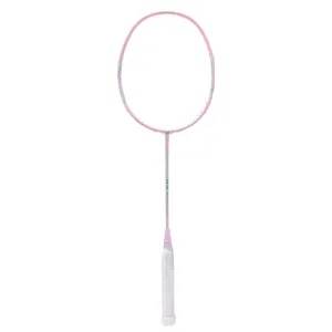 Different colors high quality sports full carbon fibre badminton racket