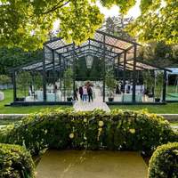 Tente de réception de luxe pour 500 personnes, grande tente d'atrium transparente en aluminium et PVC pour événements commerciaux, mariages et autres occasions en extérieur