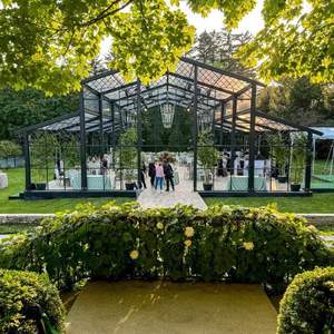 Tente de réception de luxe pour 500 personnes, grande tente d'atrium transparente en aluminium et PVC pour événements commerciaux, mariages et autres occasions en extérieur - Product Image 3
