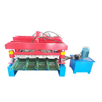Machine de formage à froid pour tôles de toiture en aluminium et tuiles en acier coloré