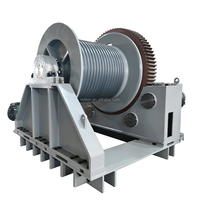 Treuil de remorquage hydraulique 30t pour levage industriel et traction de matériaux, boîte de vitesses durable
