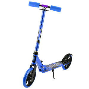 Trottinette pliable pour enfants et adolescents, hauteur réglable, couleur rouge, avec frein, pour les plus de 12 ans - Product Image 5