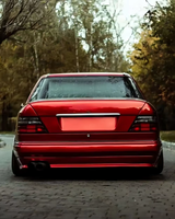 Kit de Carrocería con Alerón Delantero y Trasero, Faldones Laterales y Alerón Trasero, Compatible con los Modelos Mercedes-Benz Clase E S124 W124 AMG (pre-995)