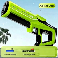 Pistolet à eau électrique automatique à aspiration pour piscine, jouet en plastique, pistolet à eau puissant et étanche pour enfants