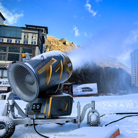 Machine à neige intelligente à économie d'énergie, canon à neige d'hiver, grande machine à neige pour station de ski, vente directe d'usine