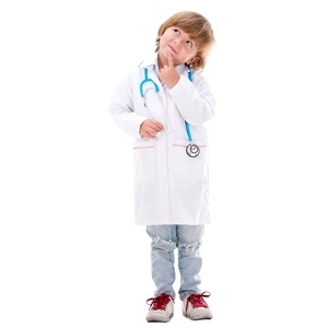 ชุดคอสเพลย์สำหรับเด็กผู้ชายเด็กผู้หญิงชุดเสื้อโค้ทสำหรับใส่ไปเล่นในห้องแล็บ - Product Image 3