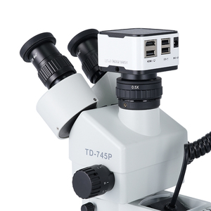 SANQTID lensa trinokular dudukan objektif, perhiasan cincin elektronik teropong lampu mikroskop kamera Video - Product Image 4