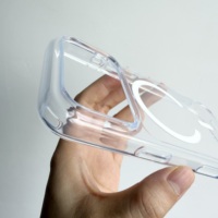 Nouvelle arrivée, étui magnétique transparent pour iPhone 18 Pro Max, coque rigide en PC+TPU antichoc, revêtement anti-jaunissement, vente en gros de qualité supérieure