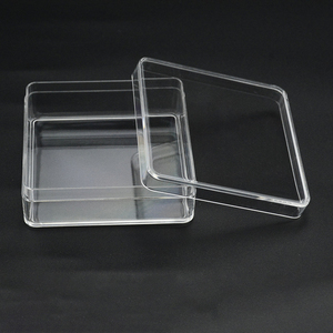 50ml <b>Mini</b> Transparent Food Grade Square <b>Box</b> Plastic With Lid Sealed Specimen And Accessory <b>Storage</b> <b>Box</b> - Product Image 4