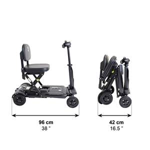 Patinete Eléctrico Plegable PEPE P10042 para Adultos, Negro, 7 km/h, Batería de 10 Ah - Product Image 3