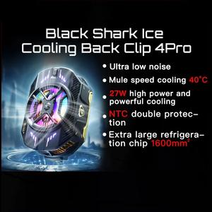 พัดลมระบาย<span class=keywords><strong>ความ</strong></span>ร้อน Black Shark Cooler 4Pro สำหรับเล่นเกม ใช้ได้กับ Redmagic 8s Pro iPhone 15 และ <span class=keywords><strong>Samsung</strong></span> - Product Image 1
