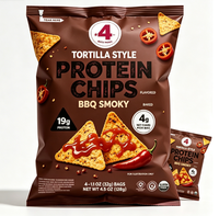 Pochette personnalisée imprimée avec fermeture arrière pour l'emballage de chips, de croustilles et de snacks, haute barrière ou de qualité alimentaire pour chips de pommes de terre