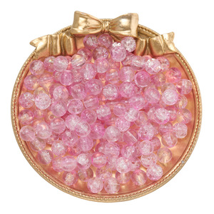 Cuentas de vidrio de 8 mm para hacer pulseras, cuentas sueltas de forma redonda, accesorios de joyería DIY, venta al por mayor, decoración navideña. - Product Image 2