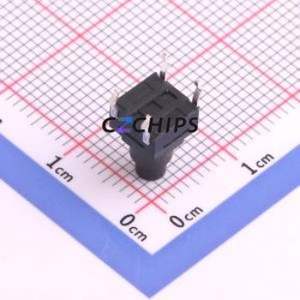 GT-TC116B-H095-L1 Tactile Switch Through hole Component (THT) Switch Single Pole Single Throw Round Button 2.5N Through Hole - Product Image 2