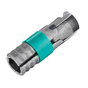 Ancre à expansion à double tête en alliage de zinc ZAMAC, acier, couleur plaquée zinc, capacité 500N, amovible, filetage M4, pont ferroviaire - Product Image 4