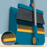 Ensemble balai et pelle ménager, tête de balai, balai pliable individuel, pelle à déchets W24-970