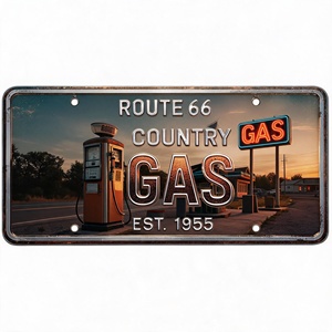 Letrero <span class=keywords><strong>de</strong></span> Neón Personalizado con Relieve 3D <span class=keywords><strong>de</strong></span> Aluminio, Estilo Vintage <span class=keywords><strong>de</strong></span> Gasolinera, Decoración Metálica <span class=keywords><strong>de</strong></span> Pared para Garaje, Venta al Por Mayor - Product Image 1