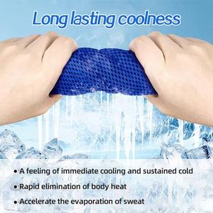 Summer Sport Gym Workout Radfahren Schnellt rocknende Sonne UV-Schutz Eis kühlt uch für Frauen Männer Hoodie Cooling Neck Wrap Kopftuch - Product Image 2