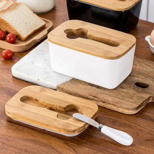 Premium <b>Kitchen</b> Organizer Box with Wooden Lid for Modern <b>Pantry</b> Storage and Elegant Countertop Display - Product Image 1