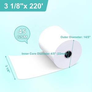 Rollo de Papel Térmico Premium de 3 1/8" X 230 pies, Papel para Recibos de 3-1/8 X 230 para Máquinas POS, Libre de BPA, Vida Útil de la Imagen de 3-5 Años - Product Image 6