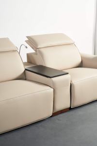 Conjunto de Sofás Reclinables para Cine, Sofá Seccional para TV con Estructura Metálica y Tela Suave - Product Image 3