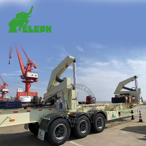 Tri-axle Side Lifter Crane Container Side Loader <strong>Trailer</strong> for <strong>20</strong> <strong>ft</strong> 40ft Container - Product Image 6