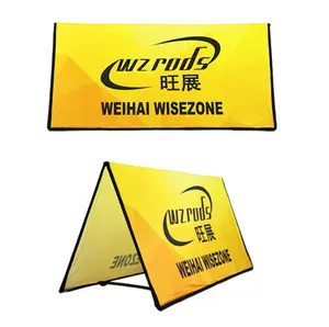 Weihai WZROD 2m*1m バナースタンド 折りたたみ式 収納簡単 A型両面ボード フィールドバナー 両面 片面 印刷可能