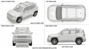Barras Transversales de Techo <span class=keywords><strong>para</strong></span> Auto, de Aleación de Aluminio, Marca Sunsing, <span class=keywords><strong>para</strong></span> Transportar Equipaje, Compatibles con <span class=keywords><strong>JEEP</strong></span> <span class=keywords><strong>Renegade</strong></span> 2016+ - Product Image 4
