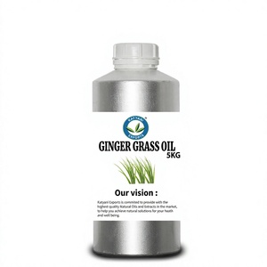 Aceite Esencial Puro de Hierba de Jengibre 5 KG, Aceite Natural de Cymbopogon Martini Destilado al Vapor - Grado Cosmético y Aromaterapia - India - Product Image 1